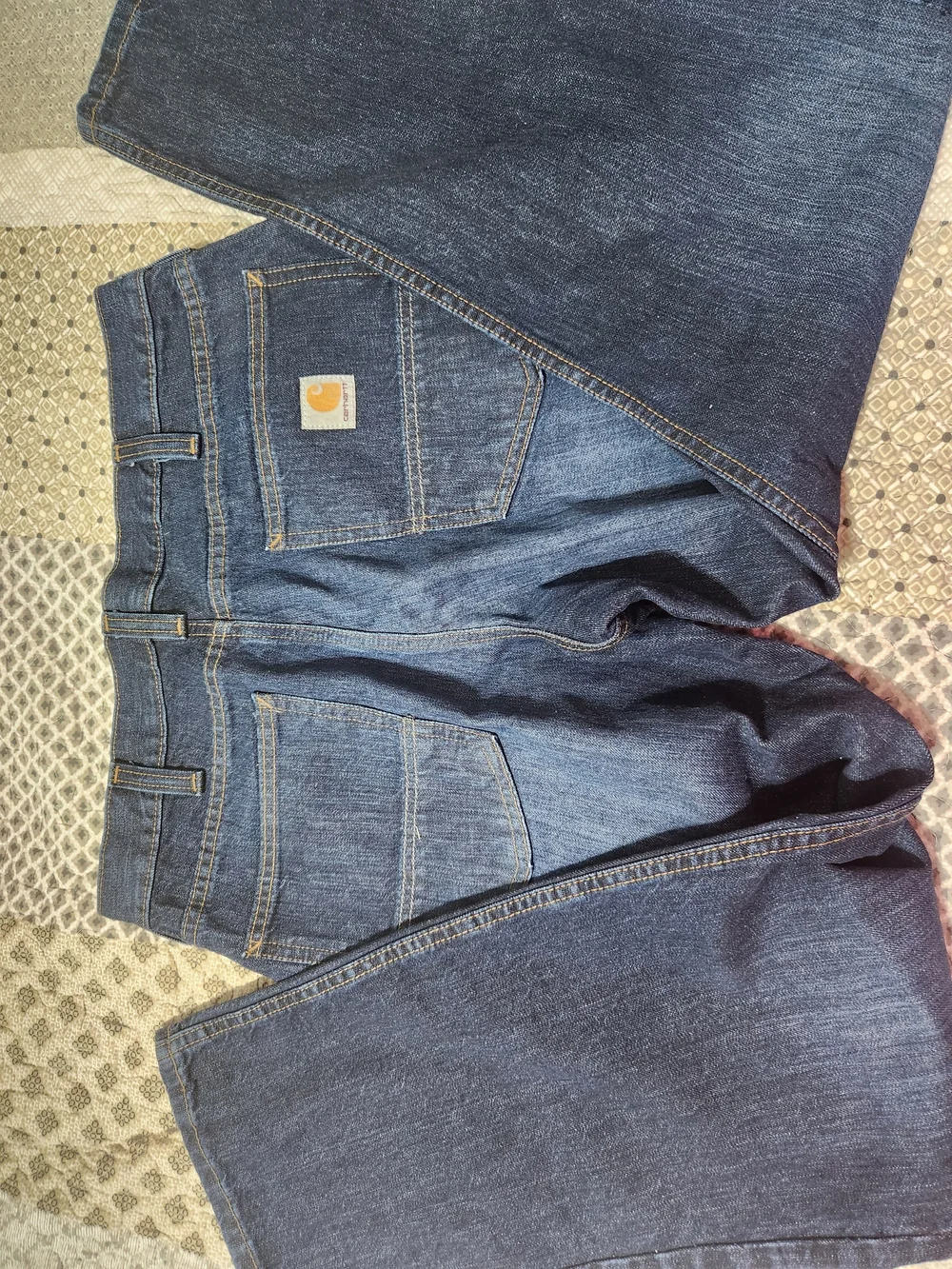 Carhartt Dark Indigo Straight-Leg Women’s Jeans